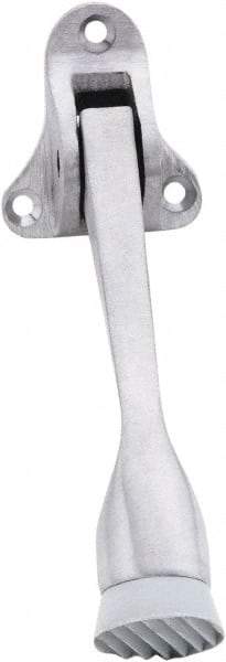 IVES - 4" Projection Floor Door Stop - Screw Mount, Satin Chrome Finish - Apex Tool & Supply