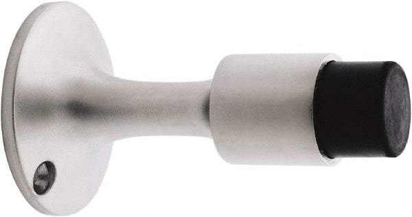 IVES - 6" Projection Wall Door Stop - Screw Mount, Satin Chrome Finish - Apex Tool & Supply