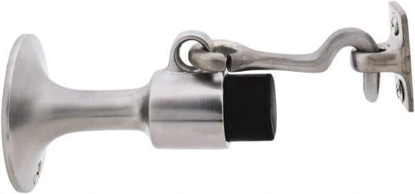 IVES - 6" Projection Wall Door Stop - Screw Mount, Satin Chrome Finish - Apex Tool & Supply