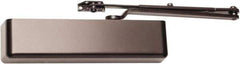 Falcon - 13-1/4" Closer Body Length, Medium Duty Multi-Sized Door Closer Manual Damper - Dark Bronze Finish, Non-Handed - Apex Tool & Supply