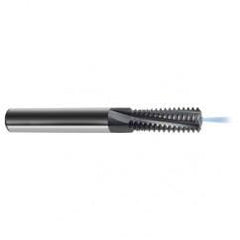 M16 x 1.5 4FL Carbide Thread Mill Tap-Coolant Thru-TiCN - Apex Tool & Supply