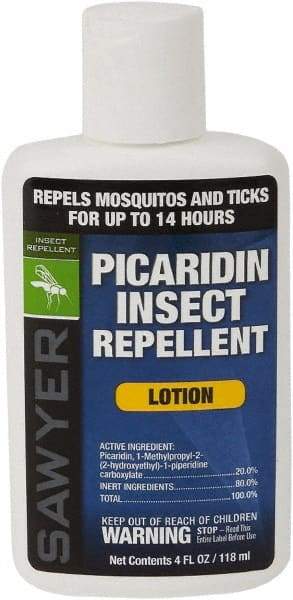 Sawyer - 4 oz 20% Picaridin Lotion - For Mosquitos, Ticks, Biting Flies, Gnats, Chiggers, Fleas - Apex Tool & Supply
