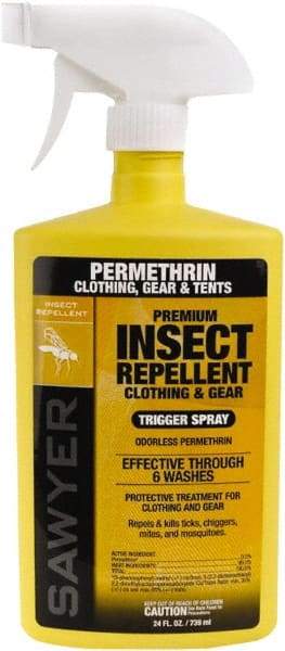 Sawyer - 24 oz 0.5% Permethrin Pump Spray - For Mosquitos, Ticks, Mites, Chiggers, Flies - Apex Tool & Supply