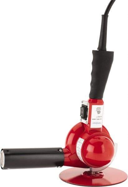 Value Collection - 122 to 1,022°F Heat Setting, Heat Gun - 120 Volts, 13.3 Amps, 1,600 Watts, 6' Cord Length - Apex Tool & Supply