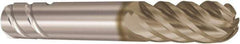 Seco - 16mm Diam, 44mm LOC, 6 Flute Solid Carbide Ball End Mill - HXT Finish, Single End, 99mm OAL, 4.5mm Shank Diam, Spiral Flute - Apex Tool & Supply