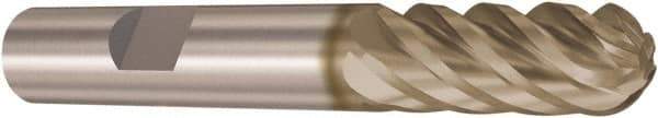 Seco - 10mm Diam, 26mm LOC, 6 Flute Solid Carbide Ball End Mill - HXT Finish, Single End, 72mm OAL, 4.5mm Shank Diam, Spiral Flute - Apex Tool & Supply