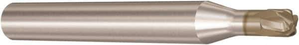 Seco - 3mm, 4 Flute, Single End, Solid Carbide, 0.75mm Corner Radius End Mill - 50mm OAL, 10° Helix, Right Hand Flute, 0.75mm LOC, Right Hand Cut, 6mm Extended Reach - Apex Tool & Supply