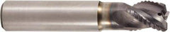 Seco - 12mm, 3 Flute, Single End, Solid Carbide, 0.5mm Corner Radius End Mill - 95mm OAL, 37.5° Helix, Right Hand Flute, 14mm LOC, Right Hand Cut, 40mm Extended Reach - Apex Tool & Supply