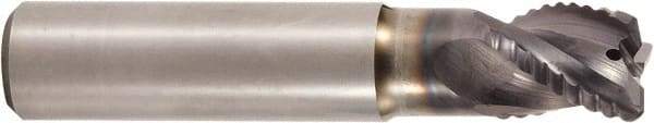 Seco - 12mm, 2 Flute, Single End, Solid Carbide, 1mm Corner Radius End Mill - 95mm OAL, 37.5° Helix, Right Hand Flute, 26mm LOC, Right Hand Cut, 50mm Extended Reach - Apex Tool & Supply