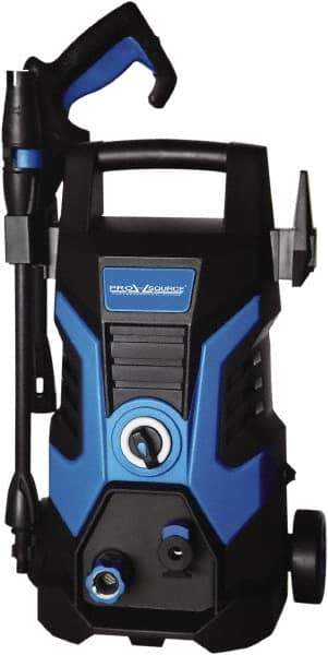 PRO-SOURCE - Electric, 12 Amp, 1,500 psi, 1.35 GPM, Cold Water Pressure Washer - Axial-Cam, 20' x 1/4" Hose, 120 Max Volts - Apex Tool & Supply