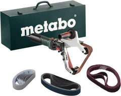 Metabo - 1-1/2 x 30", 2,400 to 8,900 RPM Air Belt Sander - 0.25 hp, 1,650 to 5,500 SFPM - Apex Tool & Supply