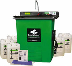 CRC - Free Standing Water-Based Parts Washer - 25 Gal Max Operating Capacity, HDPE Tank, 40" High x 35-1/2" Long x 26-1/2" Wide, 110 Input Volts - Apex Tool & Supply