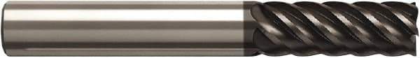 Seco - 10mm, 25mm LOC, 10mm Shank Diam, 72mm OAL, 6 Flute, Solid Carbide Square End Mill - Single End, NXT Finish, Helical Flute, 45° Helix, Centercutting, Right Hand Cut, Right Hand Flute, Series JS520 - Apex Tool & Supply