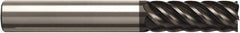 Seco - 10mm, 25mm LOC, 10mm Shank Diam, 72mm OAL, 6 Flute, Solid Carbide Square End Mill - Single End, NXT Finish, Helical Flute, 45° Helix, Centercutting, Right Hand Cut, Right Hand Flute, Series JS520 - Apex Tool & Supply
