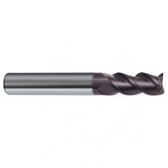 2.5mm Dia. - 32mm OAL - 45° Helix Firex Carbide End Mill - 3 FL - Apex Tool & Supply