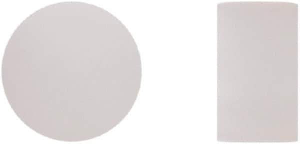 Made in USA - 7/16" Diam x 1/4" Pin Length Acetal Nylon Standard Dowel Pin - Uncoated - Apex Tool & Supply