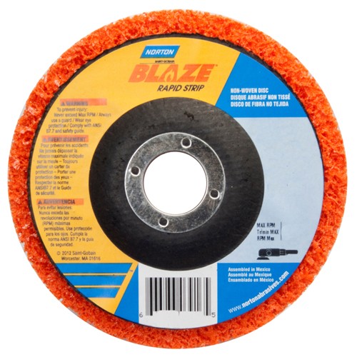 ‎4-1/2″ Depressed Center Finishing Disc Rapid Strip Extra Coarse Grit - Apex Tool & Supply