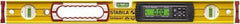 Stabila - 24" Long 3 Vial Box Beam Level - Aluminum, Yellow, 2 Plumb & 1 Level Vials - Apex Tool & Supply