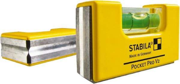 Stabila - Tubular & Pocket Levels Mounting Type: Pocket Clip Mounting Direction: Horizontal/Vertical - Apex Tool & Supply