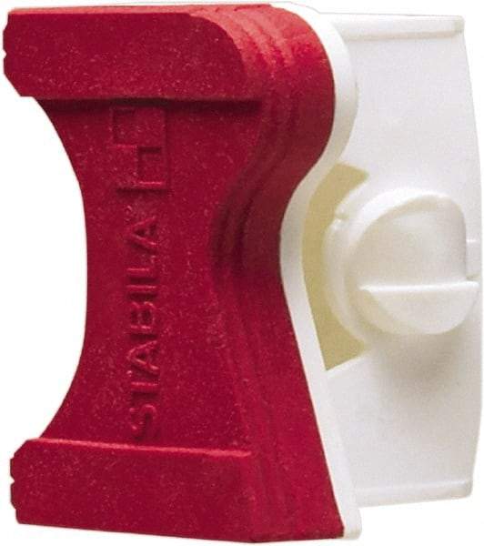 Stabila - Level Replacement End Cap Mount - Red, Use with R300 Series Levels - Apex Tool & Supply