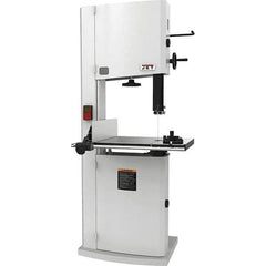 Jet - 18" Throat Capacity, Step Pulley Vertical Bandsaw - 2,300/3,800 SFPM, 1.75 hp, Single Phase - Apex Tool & Supply