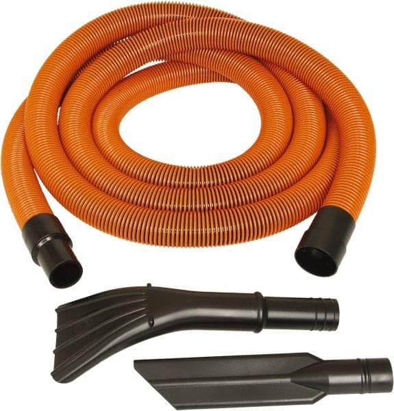 Flexaust - 12' Hose Length, Accessory Kit - Use With All Vacuums with Inlet - Apex Tool & Supply