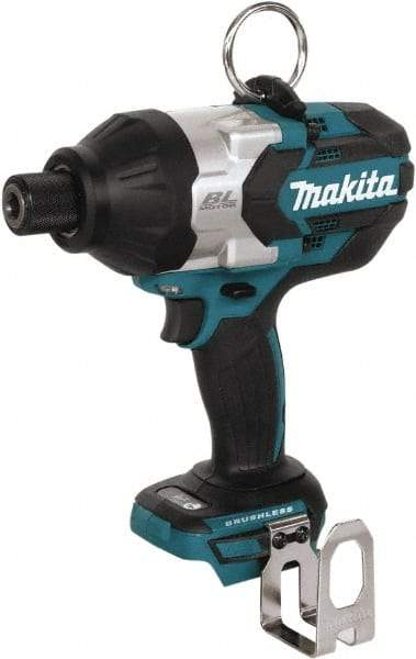 Makita - 7/16" Drive 18 Volt T-Handle Cordless Impact Wrench & Ratchet - 2,200 RPM, 600 Ft/Lb Torque, Lithium-Ion Batteries Not Included - Apex Tool & Supply