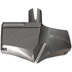 Iscar - Series HFP-IQ, 33mm Diam Grade IC908 Replaceable Drill Tip - Carbide, TiAlN/TiN Finish, 34 Seat Size - Apex Tool & Supply