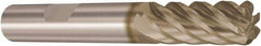 Seco - 20mm, 6 Flute, Single End, Solid Carbide, 5mm Corner Radius End Mill - 121mm OAL, 38° Helix, Right Hand Flute, 62mm LOC, Right Hand Cut - Apex Tool & Supply