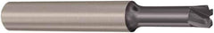 Seco - 2.5mm, 4 Flute, Single End, Solid Carbide, 0.4mm Corner Radius End Mill - 80mm OAL, 0° Helix, Right Hand Flute, 0.3mm LOC, Right Hand Cut, 25mm Extended Reach - Apex Tool & Supply