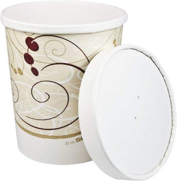 Solo - 32 oz Flexstyle Paper Double Poly Food Combo Packs - Symphony Design - Apex Tool & Supply