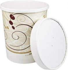 Solo - 32 oz Flexstyle Paper Double Poly Food Combo Packs - Symphony Design - Apex Tool & Supply