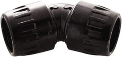 Transair - 7/8" ID, 25mm OD, 45° Union Elbow - Plastic, 232 Max psi - Apex Tool & Supply