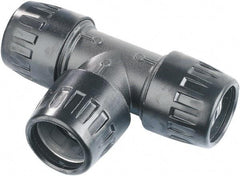 Transair - 1/2" ID, 16.5mm OD, Equal Tee - Plastic, 232 Max psi, 4-3/4" Long - Apex Tool & Supply