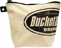 Bucket Boss - 1 Pocket Holster - Canvas, Cream & Black, 10" Wide x 1" High - Apex Tool & Supply