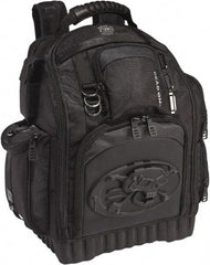 Dead On - 34 Pocket Black Polyester Backpack Tool Bag - 17" Wide x 10" Deep x 20" High - Apex Tool & Supply