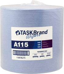 NuTrend Disposables - Dry General Purpose Wipes - Jumbo Roll, 12" x 13" Sheet Size, Blue - Apex Tool & Supply