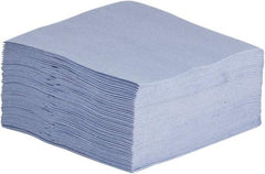 NuTrend Disposables - 1/4 Fold General Purpose Wipes - Poly Pack, 12" x 13" Sheet Size, Blue - Apex Tool & Supply