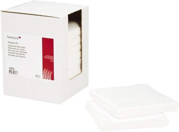 NuTrend Disposables - Flat Fold General Purpose Wipes - Poly Pack, 12" x 12" Sheet Size, White - Apex Tool & Supply