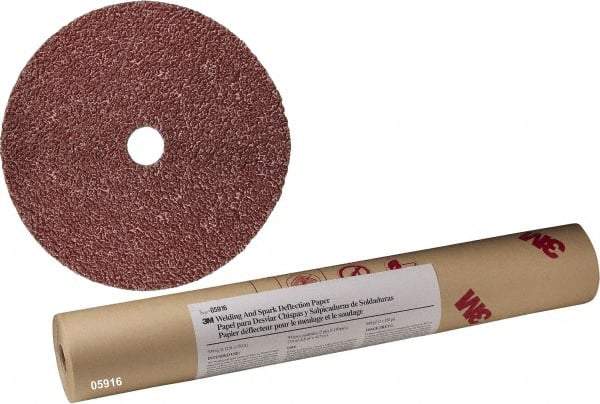 3M - 4-1/2" Diam 7/8" Hole 36+ Grit Fiber Disc - Very Coarse Grade, Ceramic, 13,300 Max RPM, Series 982C - Apex Tool & Supply