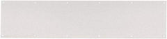IVES - 34" Long x 8" High Stainless Steel Kickplate - Satin Chrome Finish - Apex Tool & Supply
