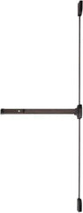 Falcon - Nonhanded, Medium Duty Vertical Rod - Dark Bronze Finish, 4" Max Door Width, Grade 1 - Apex Tool & Supply