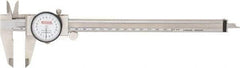 SPI - 0mm to 200mm Range, 0.02 mm Graduation, 2mm per Revolution, Dial Caliper - White Face, 50mm Jaw Length, Accurate to 0.03mm - Apex Tool & Supply