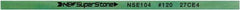 Value Collection - Flat Ceramic Finishing Stick - 100mm Long x 0.8mm Wide x 6mm Thick, 120 Grit - Apex Tool & Supply