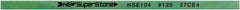 Value Collection - Flat Ceramic Finishing Stick - 100mm Long x 0.5mm Wide x 2mm Thick, 120 Grit - Apex Tool & Supply