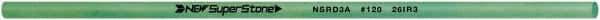 Value Collection - Round Ceramic Finishing Stick - 100mm Long x 3mm Wide x 3mm Thick, 120 Grit - Apex Tool & Supply