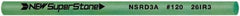 Value Collection - Round Ceramic Finishing Stick - 50mm Long x 3mm Wide x 3mm Thick, 120 Grit - Apex Tool & Supply