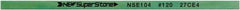 Value Collection - Flat Ceramic Finishing Stick - 100mm Long x 1mm Wide x 6mm Thick, 120 Grit - Apex Tool & Supply