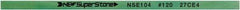 Value Collection - Flat Ceramic Finishing Stick - 100mm Long x 1mm Wide x 1mm Thick, 120 Grit - Apex Tool & Supply