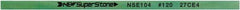 Value Collection - Flat Ceramic Finishing Stick - 100mm Long x 0.8mm Wide x 10mm Thick, 120 Grit - Apex Tool & Supply